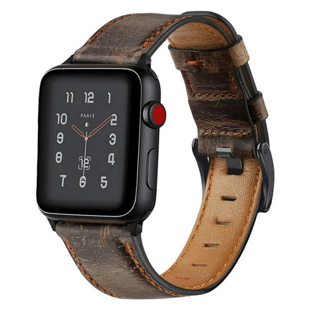 Correa Cuero 100% para Apple Watch Series