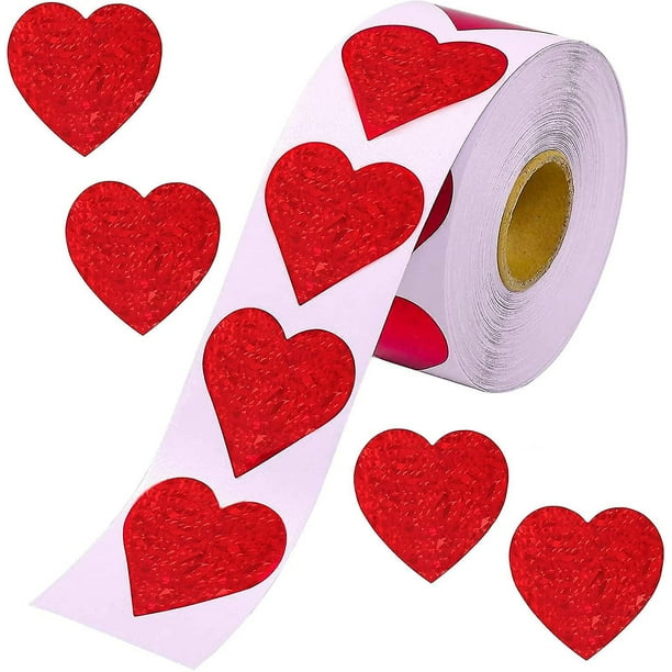 Pegatinas de espuma para el día de San Valentín, diseño de corazón surtido  de animales en forma de magdalena, calcomanías autoadhesivas para tarjetas