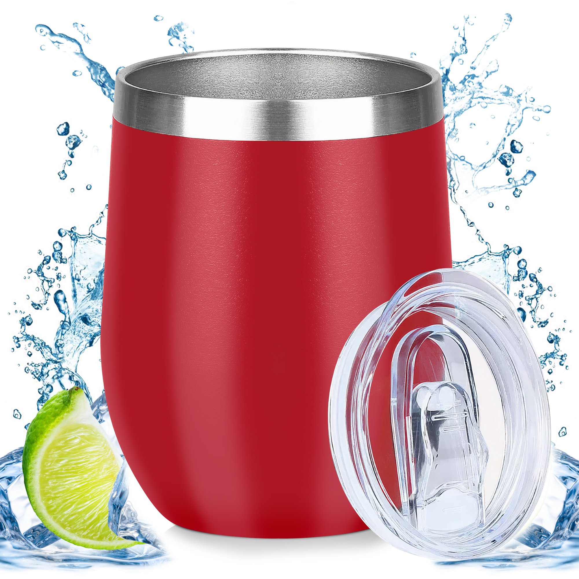 Vaso Termo para Cualquier Bebida Fría o Caliente de Acero Inoxidable  Anti-derrapante con Aislamiento de Doble pared Onda Shop TERMO F21011