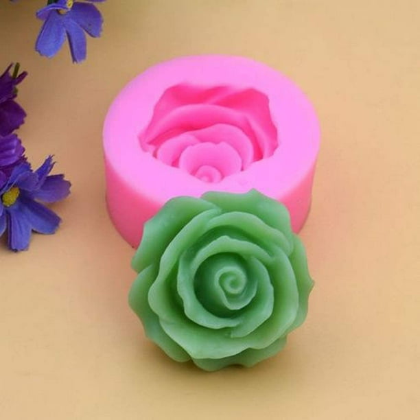 Moldes de silicona para Fondant de flores, moldes de dulces de