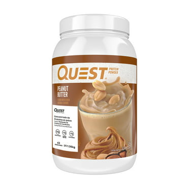 Quest Proteína en Polvo sabor Malteada de Crema de Cacahuate Bote 3 LB (1.36kg) Quest Nutrition Fitness Town PPPBC1