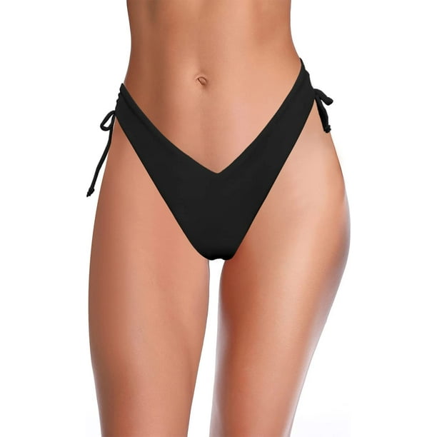 Braguita tanga bikini mujer negro