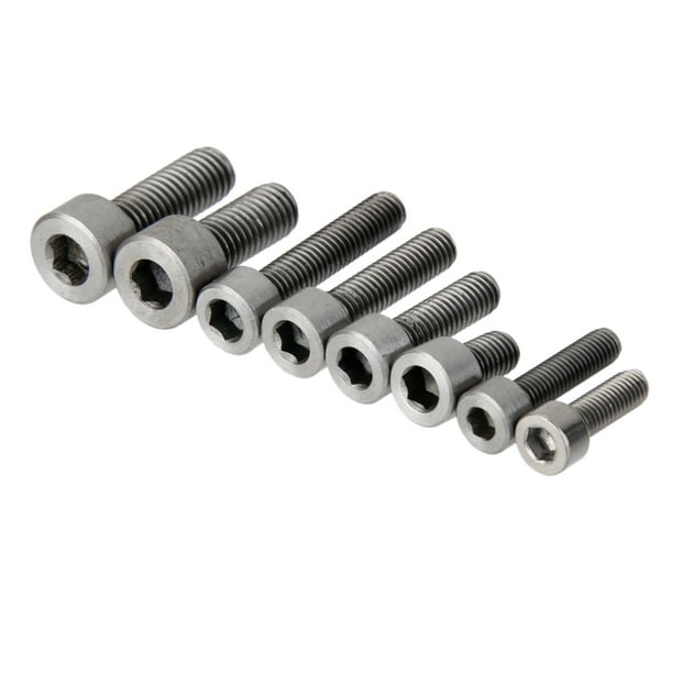 Blister - Paquete de 6 tornillos en aluminio M6 x 1.181 in