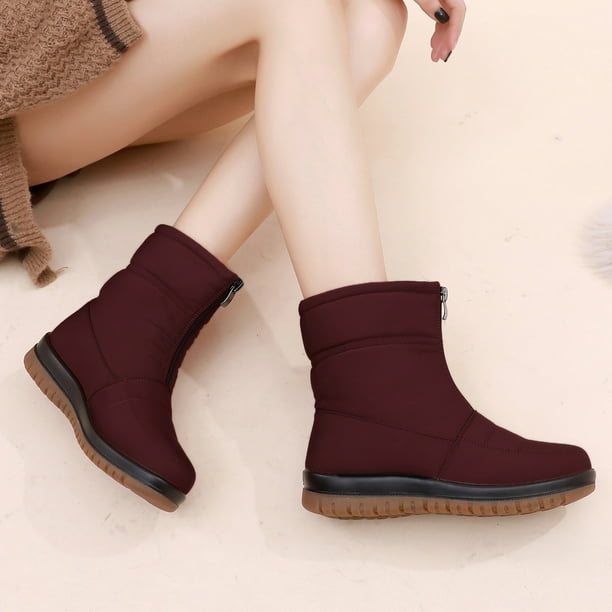 NECHOLOGY Botas Mujer Zapatos Botines mujer Botas de nieve c lidas