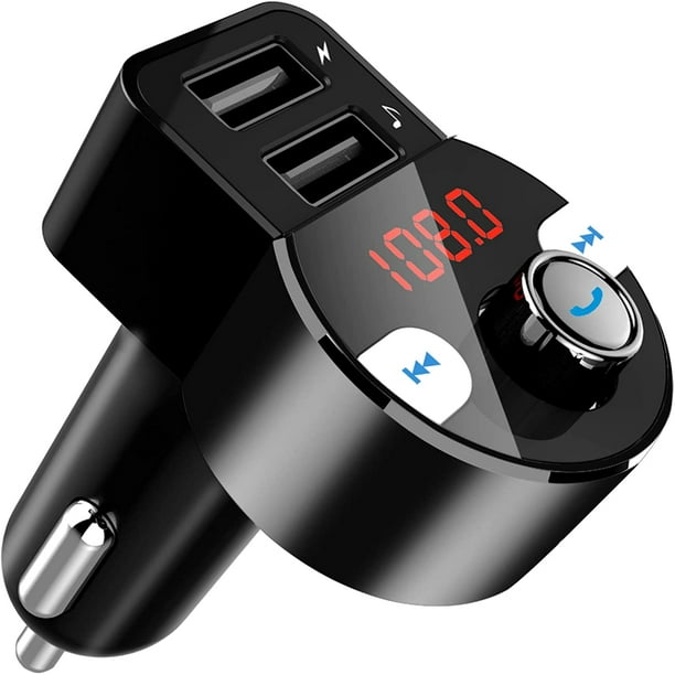 Bluetooth Transmisor FM para coche Reproductor de MP3 Kit de adaptador de  radio