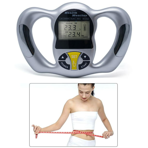 Medidor de grasa corporal de grasa corporal digital de mano Monitor de salud para porcentaje de grasa corporal, IMC, salud, grasa Zhivalor | Bodega línea