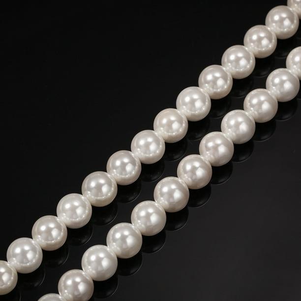 Collar de perlas de agua dulce 100% reales - acero inoxidable 
