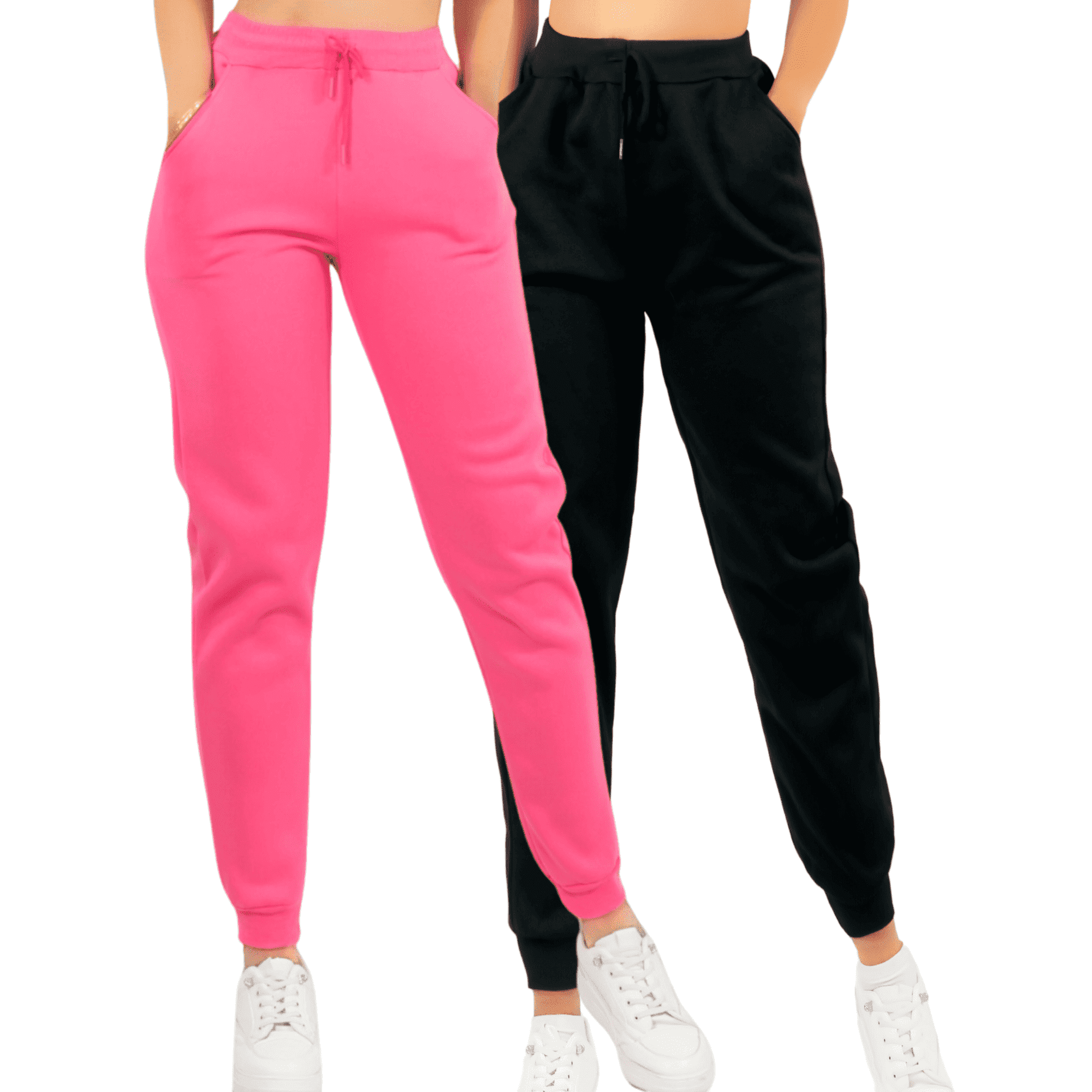 Set de dos pants de mujer pantalones anchos casual o elgante pans stretch