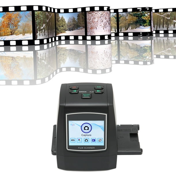 Escáner De Película, Ampliamente Compatible Escáner De Diapositivas  Equilibrio De Color Con Adaptador De Película Cable USB Cable De TV Para  Diapositivas Para Negativos En Ccdes Enchufe de EE. UU.