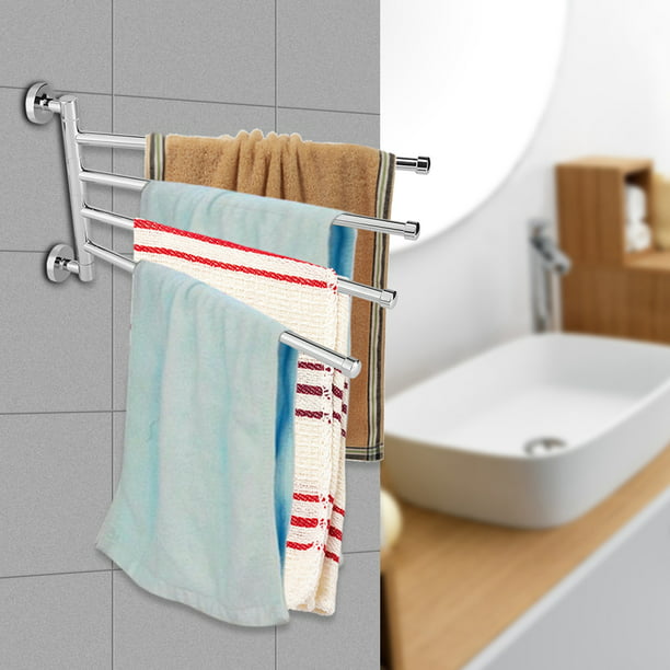 Toallero de baño, soporte giratorio para toallas, espacio de