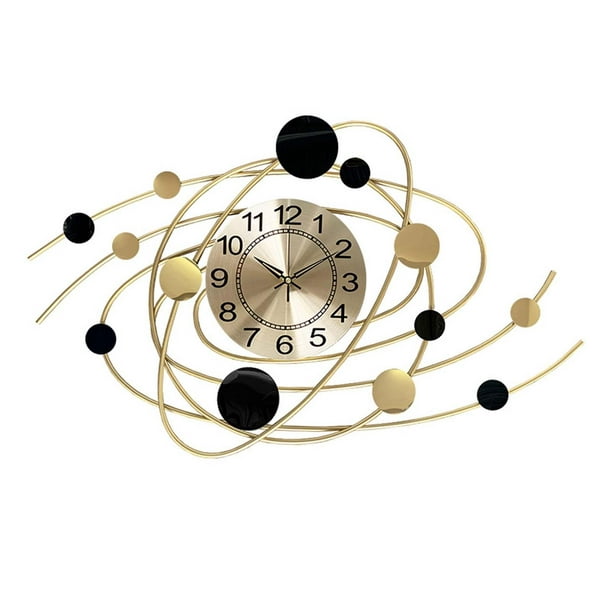 Reloj de pared moderno Dibujo creativo calendario silencio reloj de pared relojes  de cuarzo círculo familiar Reloj de pared reloj electrónico, 10 :  : Hogar y cocina