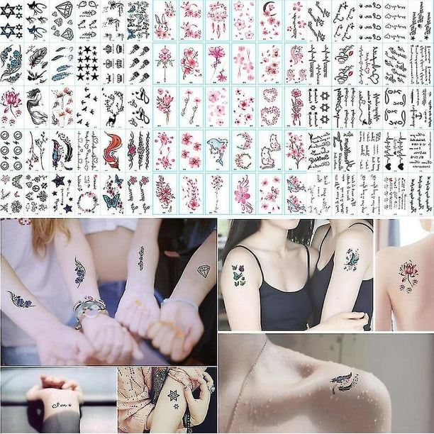 Tatuajes Temporales Prueba De Agua Pegatinas Del Cuerpo Arte Para Hombre Y  Mujer