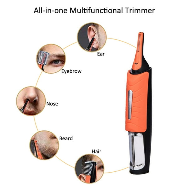 Recortadora eléctrica para cejas, orejas, nariz, cortadora de