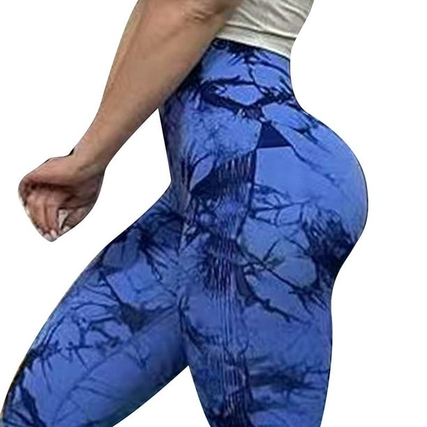 Tie dye yoga Pantalones Deportivos leggings Señoras Sin Costuras Cintura  Alta Push Up Mujer Medias Fitness Entrenamiento Ropa Deportivapangjing