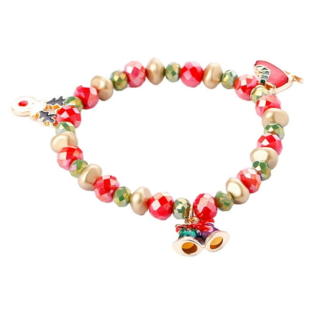 1 de pulseras multicolores con para niñas, joyería ajustable con , ,  accesorios para , s de cumpleaños, joyería Yinane Pulsera de moda