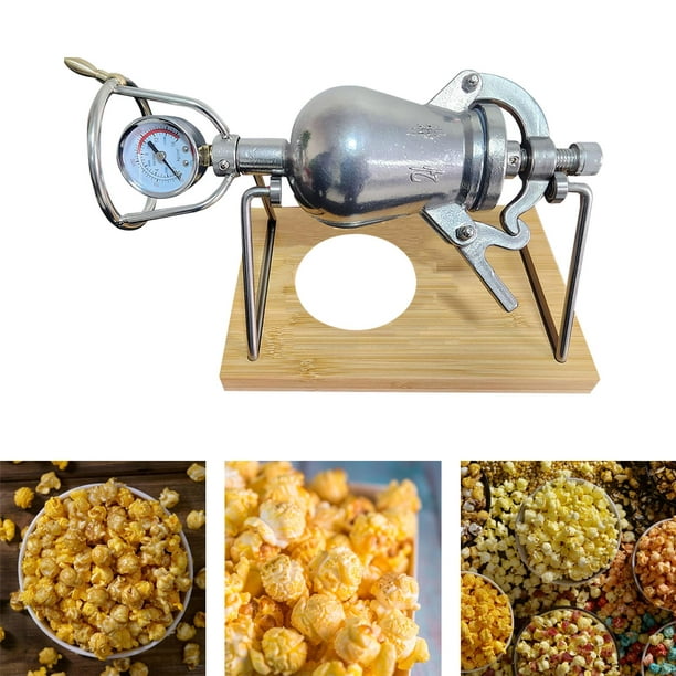Máquina de palomitas de maíz tipo calabaza máquina de palomitas de maíz con  para cocina estilo adultos estilo D Sunnimix fabricante de palomitas de