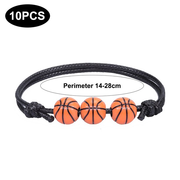 Accesorios deportivos de titanio Pulsera de béisbol de cuero genuino  Pulseras de béisbol Regalos de béisbol para niños, hombres, mujeres, niñas