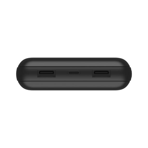 Batería Externa Belkin 20k USB-A 12w + USB-C 15w - Negro