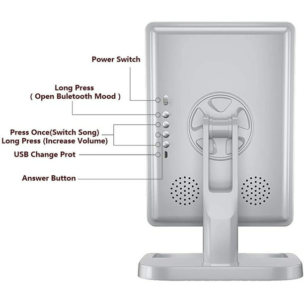 Tocadores Maquillaje con Altavoz Bluetooth, con Luces LED Táctiles