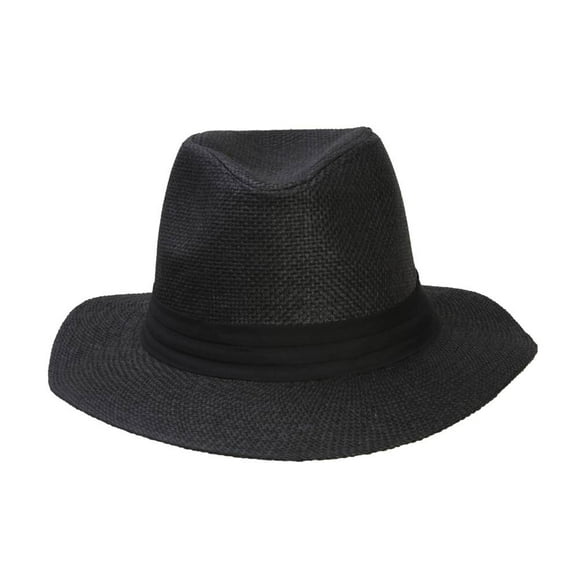 sombrero de ala de ala ancha ancha de estilo top headwear negro s  m jfh sombrero de fieltro