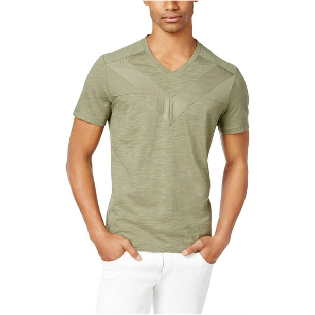 INC Playera b sica con piezas para hombre verde XXL I N C