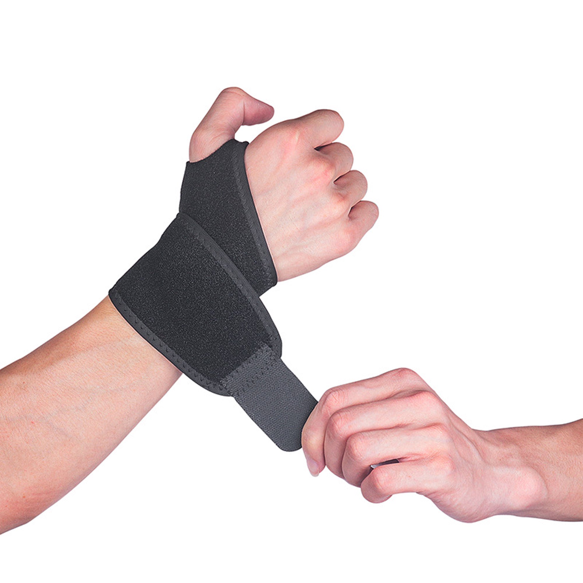 Paquete de 2 correas de compresión de muñeca y muñequera deportiva para  fitness, levantamiento de pesas, tendinitis, artritis del túnel carpiano