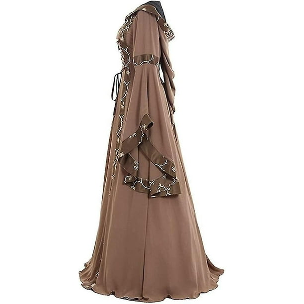 Vestido medieval colorido de talla grande, disfraz de princesa renacentista  para mujer : : Juguetes y Juegos