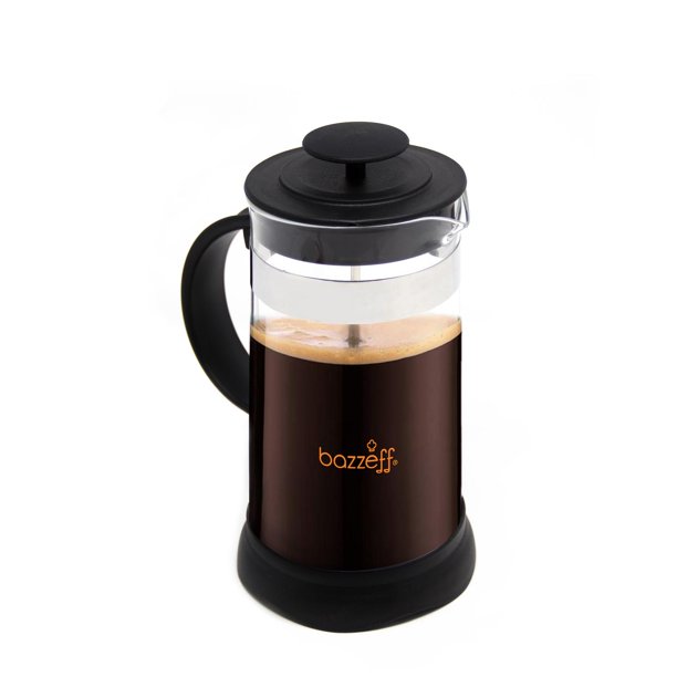 Cafetera Vidrio Acero Inoxidable Prensa Francesa 800ml Negra