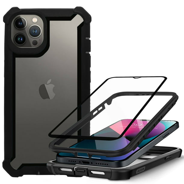 Set 5 micas para teléfono iPhone 13 Pro Max Molan Cano de cristal templado