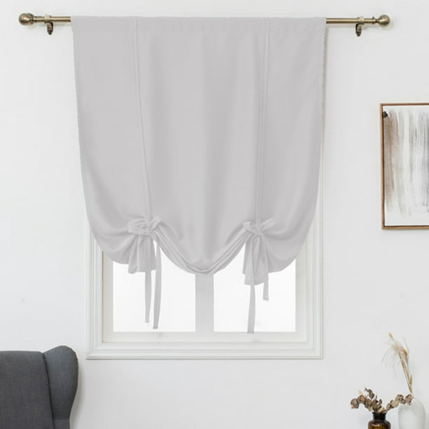 Cortinas de amarre para ventana, cortina de cocina, cortinas