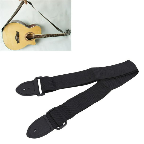 Correa de guitarra, instrumento Musical Universal para guitarra acústica,  ukelele, accesorios para bajos Sunnimix cinturón con correa para bajo