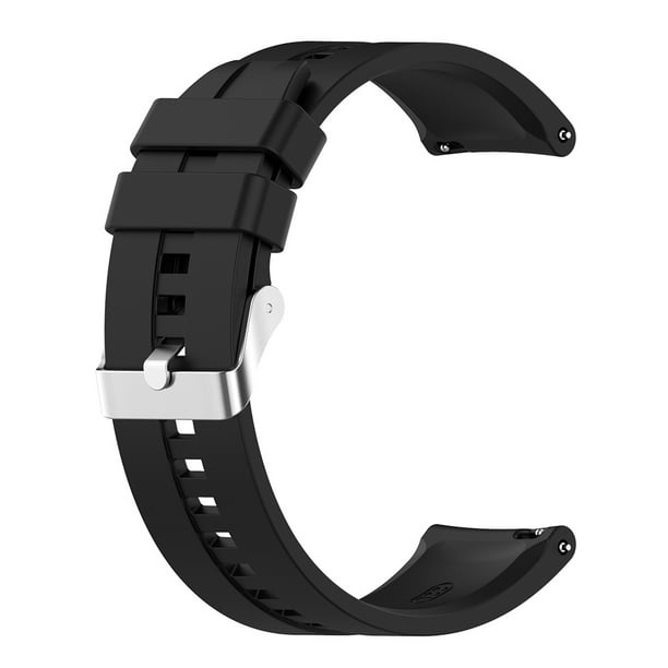 Correa de reloj de silicona para Huawei Watch GT2 46mm/GT 2e correa de reloj  (negro) Likrtyny Para estrenar