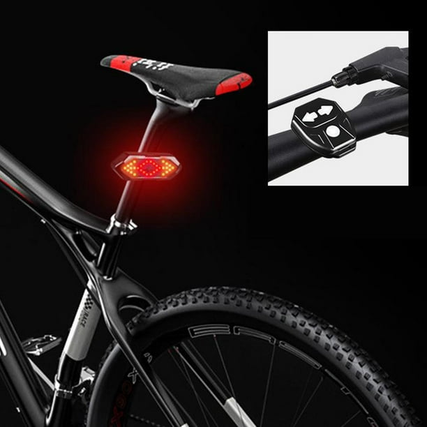 Bicicleta luz delantera USB recargable lámpara de cabeza linterna bicicleta  sin luz trasera Sharpla Luz de bicicleta