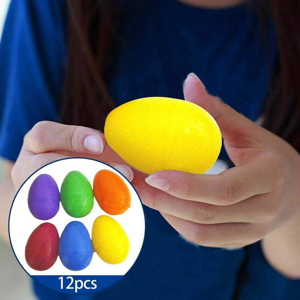 Compre El Plástico Del Huevo De 12pcs Pascua Eggs La Decoración