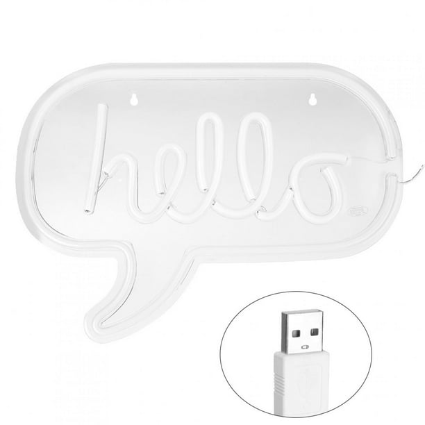 Letras Luminosas LED Hello