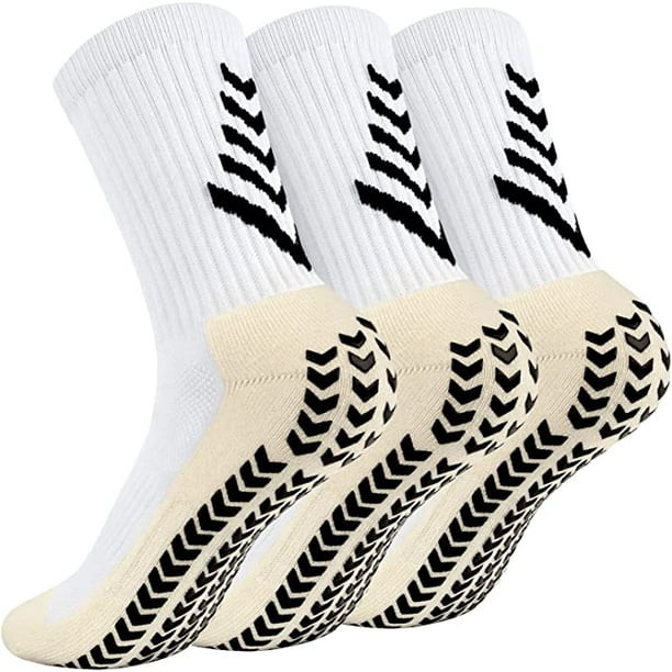 3 pares de calcetines deportivos antideslizantes para hombre, calcetines de  fútbol transpirables, ca ER