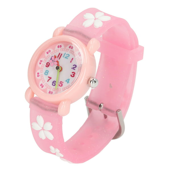 Juguete para niñas relojes de pulsera para niñas fáciles de leer  impermeables bonitos y seguros para niñas mayores de 3 años ANGGREK Otros
