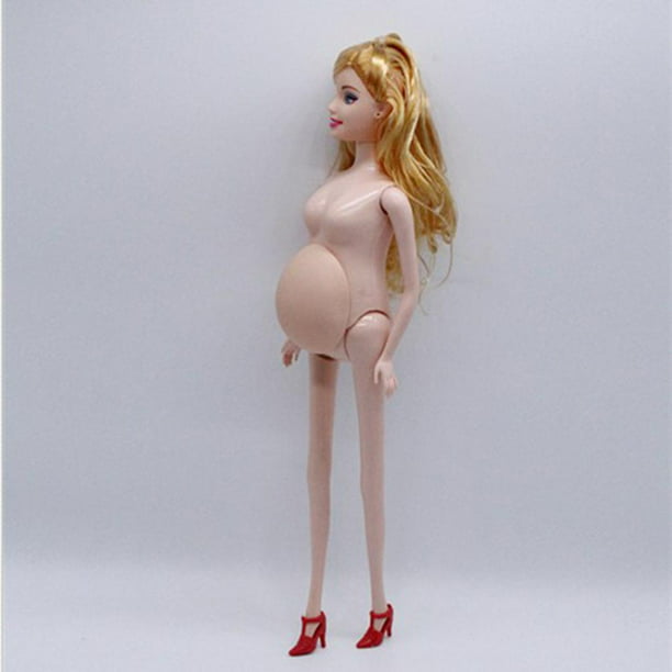 Clip en el vientre de la muñeca embarazada se adapta a Barbie viene con bebé  -  México