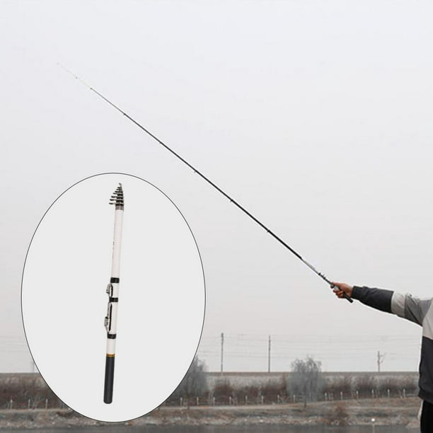 Caña de telescópica portátil de carbono para pesca de 24 m shamjiam caña de pescar  telescópica