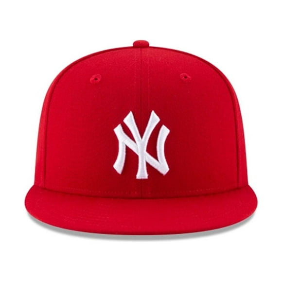 M-L-B Gorra New York Yankees Fitted Sombrero No Ajustable De Béisbol  Completa Cerrada Ala Plana 9UGG huang jie