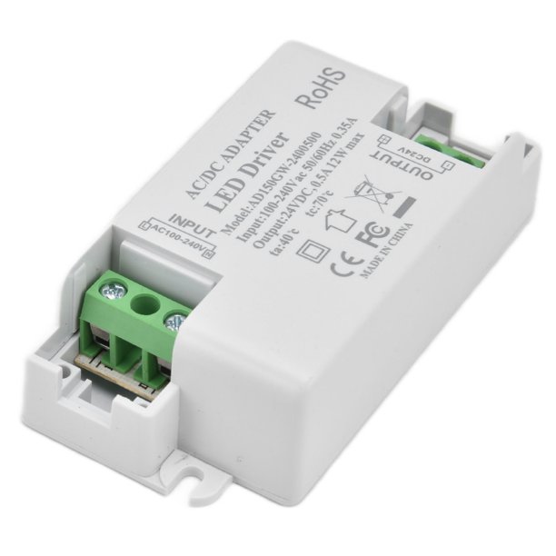 Fuente de alimentación 24V DC 12W 0.5A 100-240V