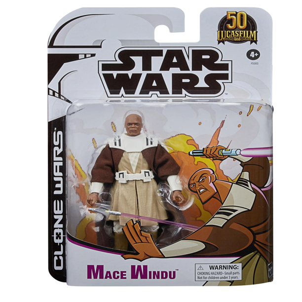 Hasbro - Figuras de Star Wars para niños, juguetes de la serie Black, Arc  Soldier, Mace Windu, colección de modelos de acción zhangmengya LED