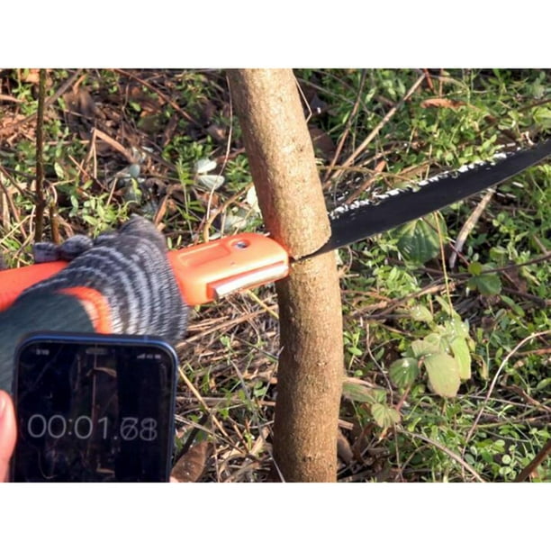 Sierra de podar plegable, sierra de mano plegable de alta calidad con  bloqueo seguro, agarre suave y cómodo para poda de jardín o árboles,  campamento