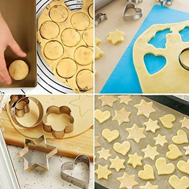 Juego de moldes de diferentes tamaños para cortadores de galletas de  frutas, galletas, moldes para pasteles