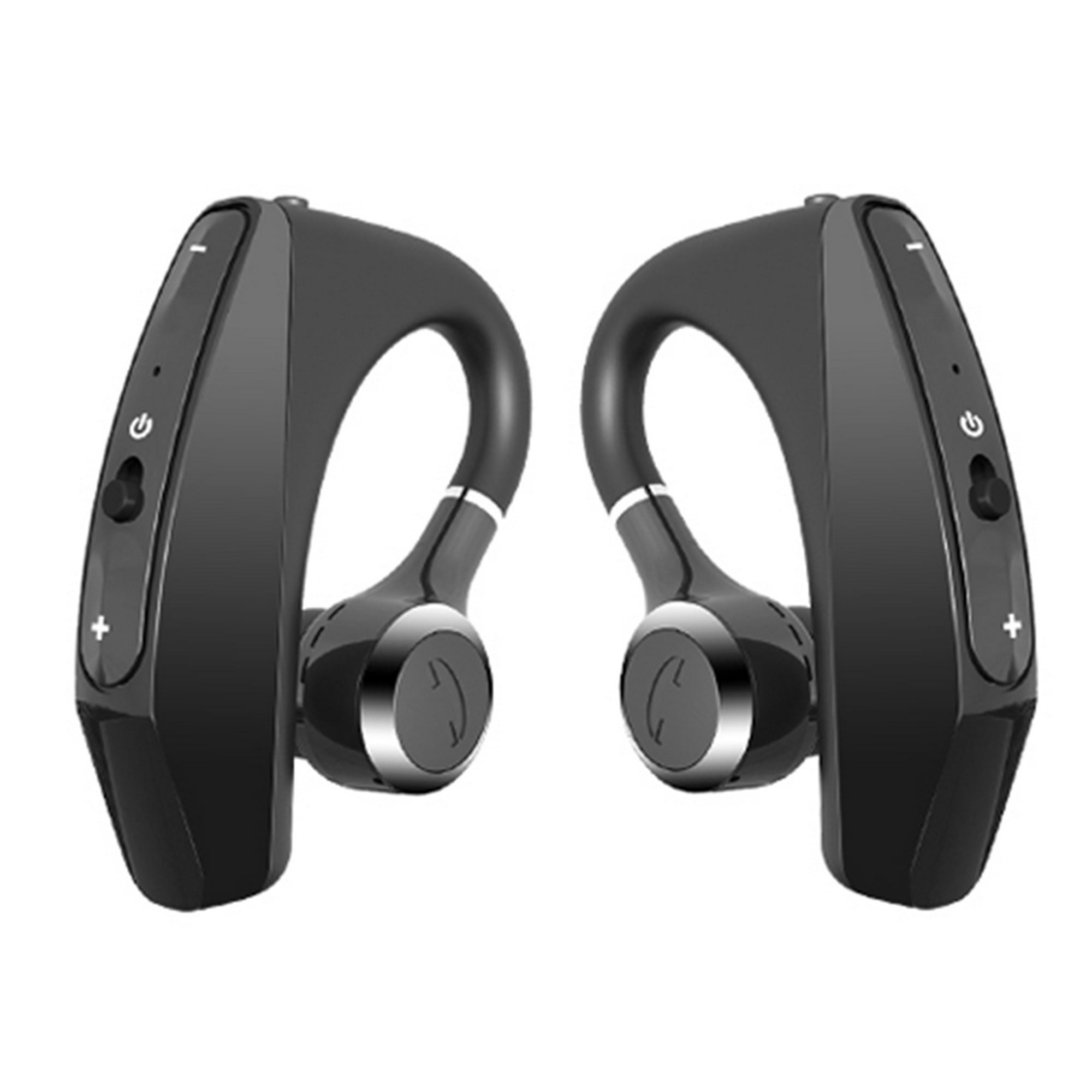 Auriculares inalámbricos Bluetooth V9, manos libres, estéreo con gancho  para la oreja y micrófono, auriculares indoloros