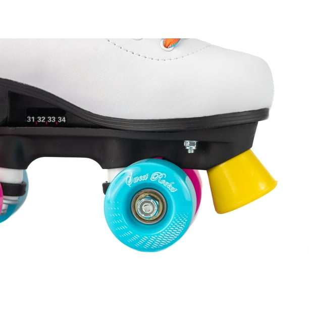 Patines 4 Ruedas Talla Ajustable Niña Niño Luz Led Extra Chico + Regalo