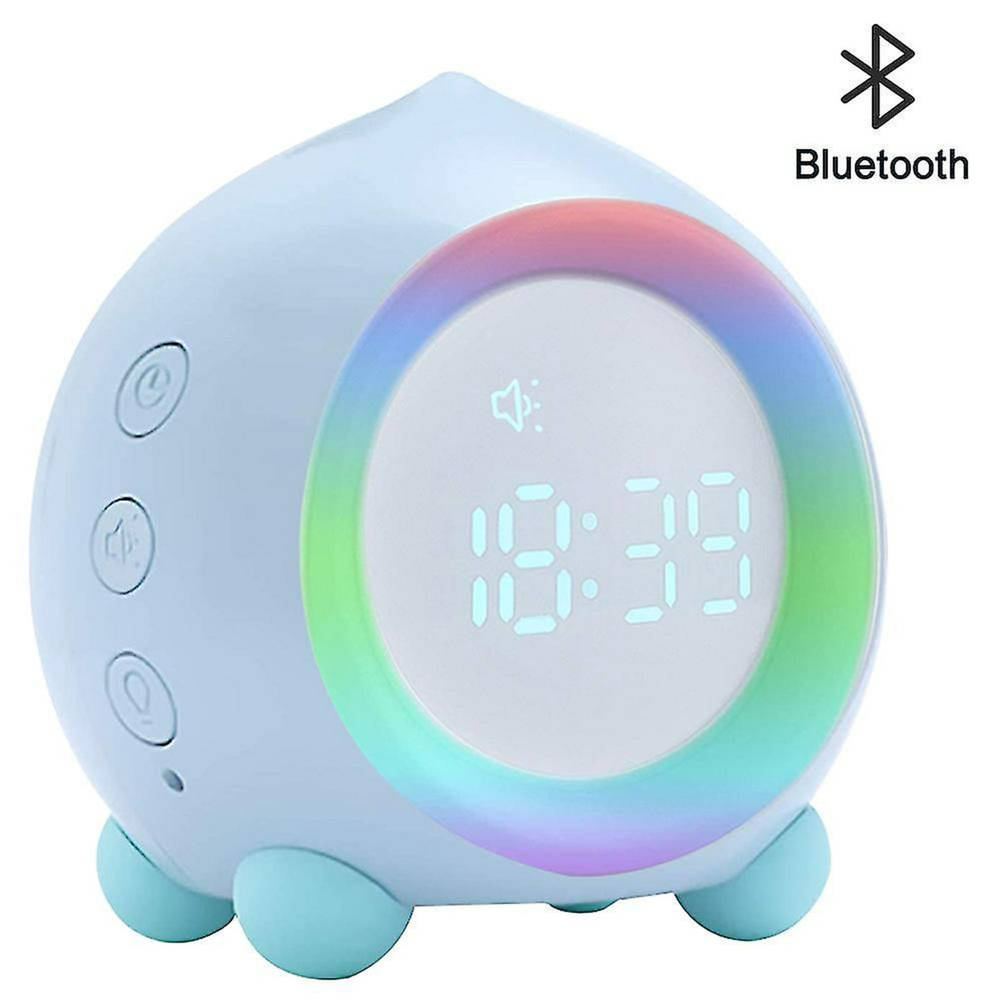 Despertador digital para niñas y niños USB Dormitorio Mesita de noche En  forma de melocotón Simulador de amanecer Despertador con detección de  sonido con luz nocturna Led Despertador Silencioso L YONGSHENG  8390613470010