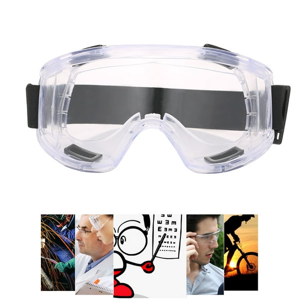 Anteojos De Seguridad Protección Ocular Laboratorio Al Aire Libre Lugar De  Trabajo Gafas Protectoras Claras Sunnimix Gafas de seguridad de laboratorio