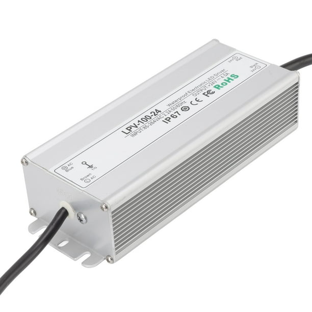 Transformador electrónico para tiras de LED 100W 12V IP67 (driver