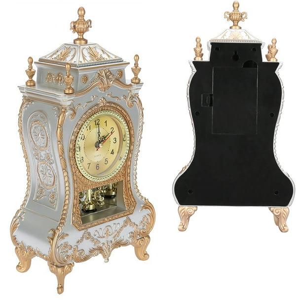 Relojes de escritorio de mesa Retro decorativos, reloj despertador chino  Vintage para sala de estar y dormitorio, adornos nostálgicos, relojes de  mesa de escritorio - AliExpress